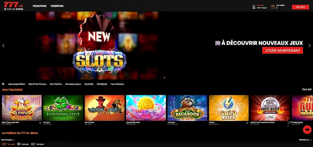 Jeux de casino en ligne