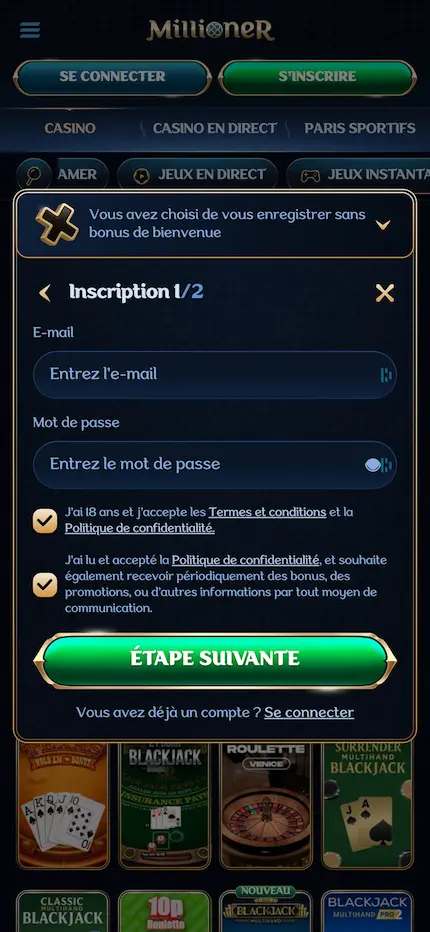Formulaire d